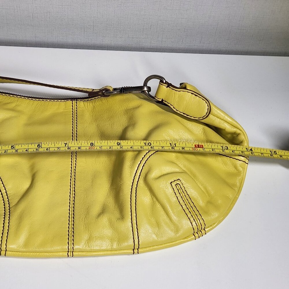 Free People Yellow Leather Shoulder Bag - Picture 5 of 8